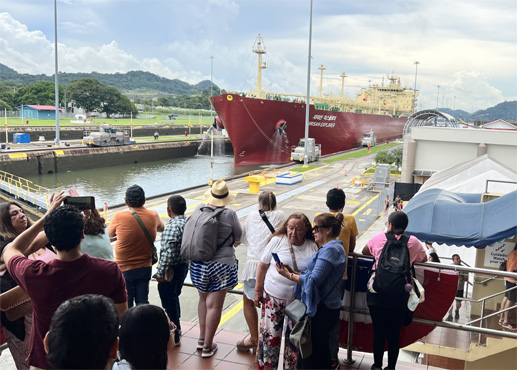 Panamakanal-Schleuse.